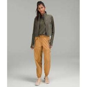 Lululemon Convertible High-Rise Hiking Jogger in Gold Buff Size 20